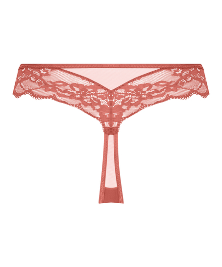 Slip br&eacute;silien Lorna, Rouge