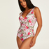 Maillot de bain Tropical, Blanc