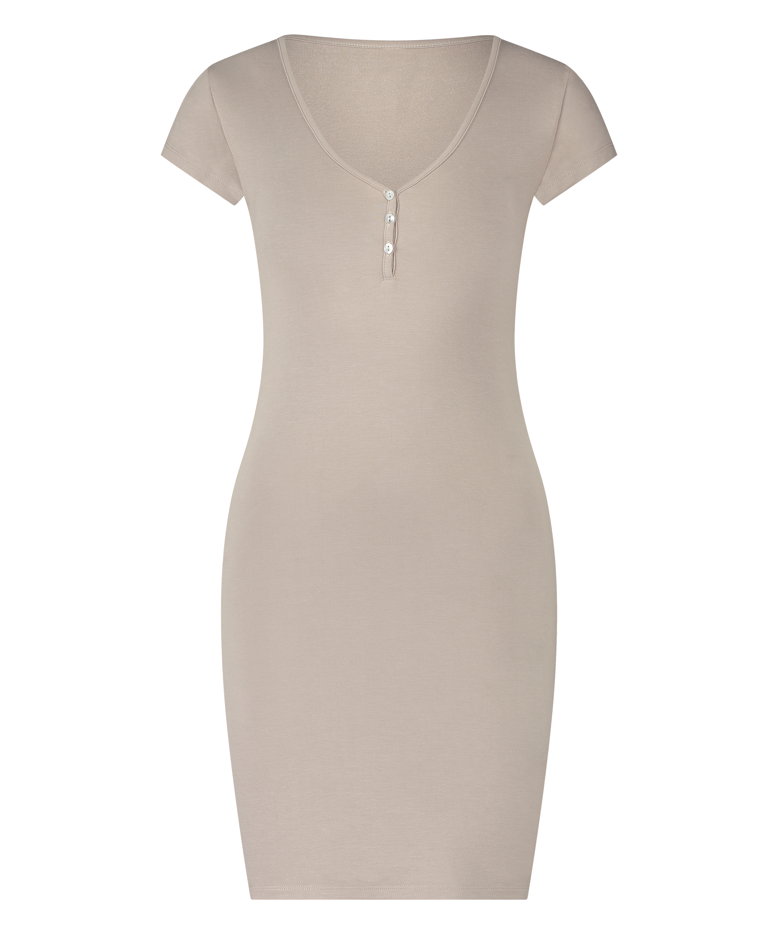 Nachthemd Henley, Beige, main