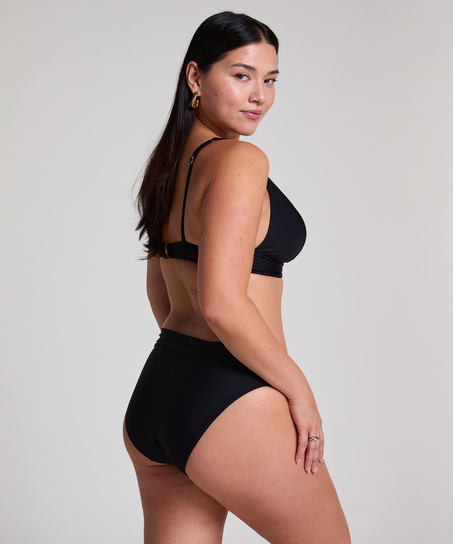 Triangel bikinitop Luna, Zwart
