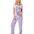 Pyjama pants Fem pants Flower, Blauw