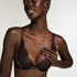 Soutien-gorge &agrave; armatures non-pr&eacute;form&eacute; Fleur Nyakim, Noir