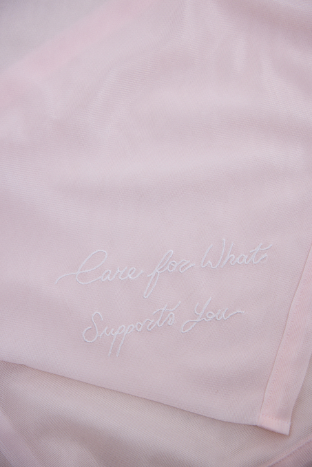 Washing Bag Pink Ribbon Small, Rose