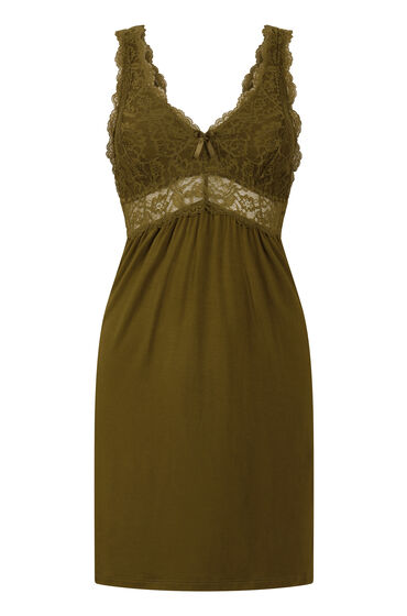 Hunkemöller Slipdress Nora Lace Groen, foto 3