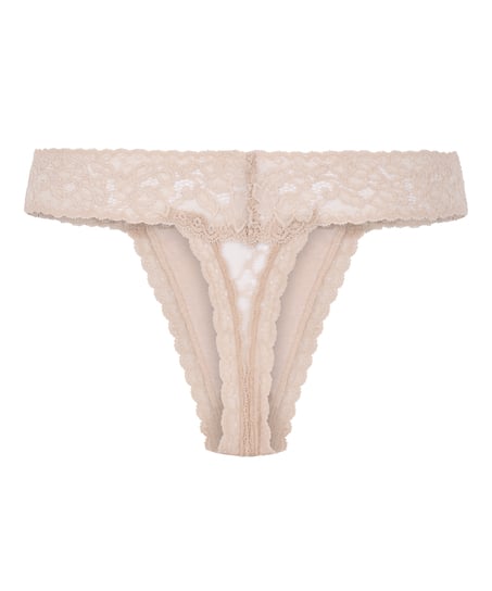 String extra bas Madison, Beige