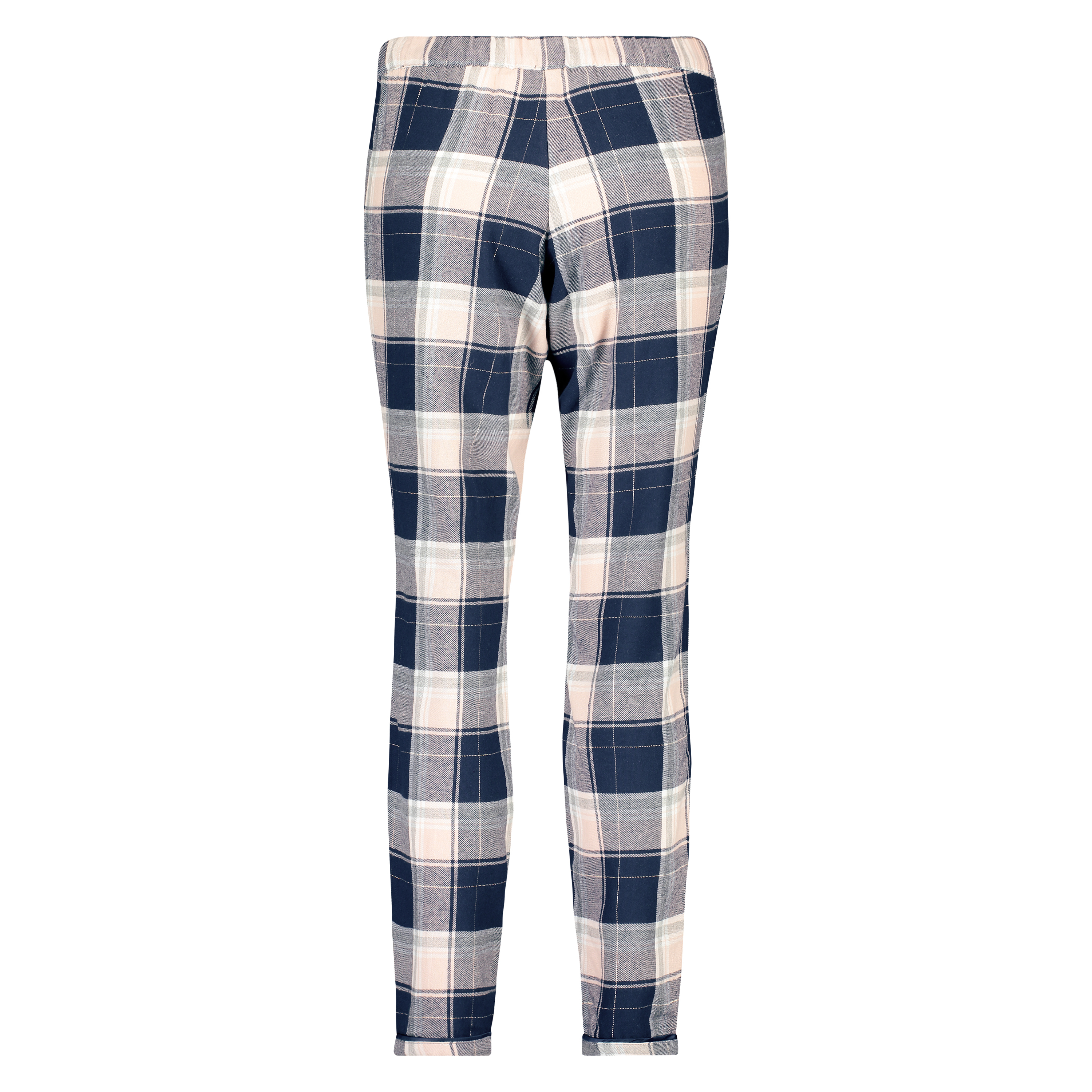 Pyjamabroek Check, Blauw, main