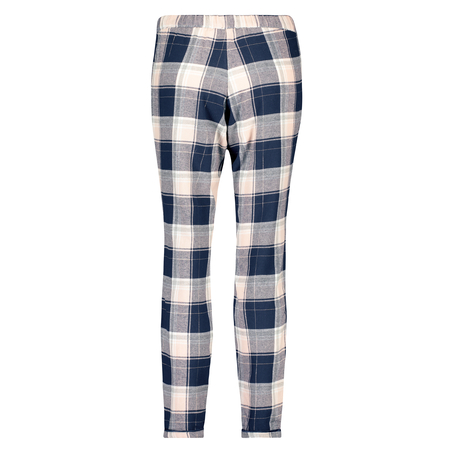 Pyjamabroek Check, Blauw