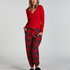 Ensemble pyjama Flannel, Rouge