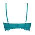 Soutien-gorge pr&eacute;form&eacute; sans armatures longline Shiloh, Bleu