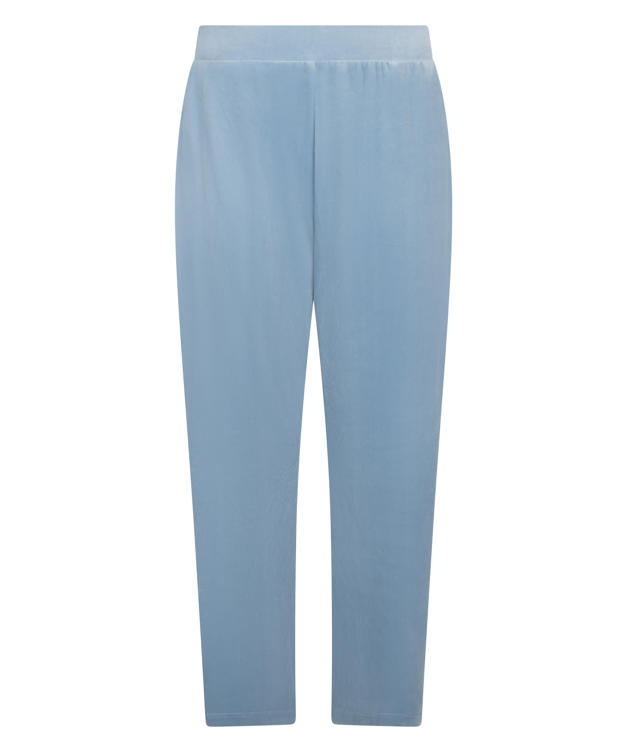 Pantalon de pyjama velours, Bleu, main