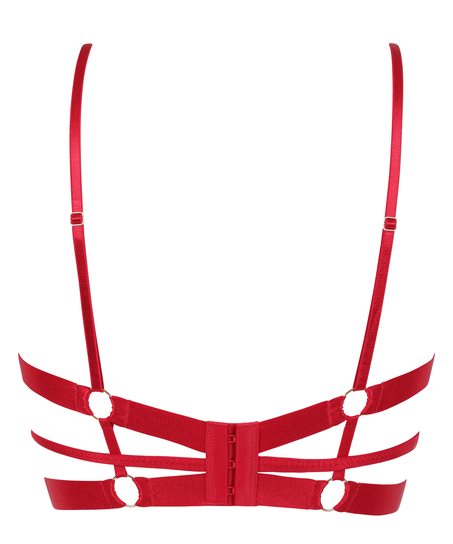 Niet voorgevormde beugel bh Jacky, Rood