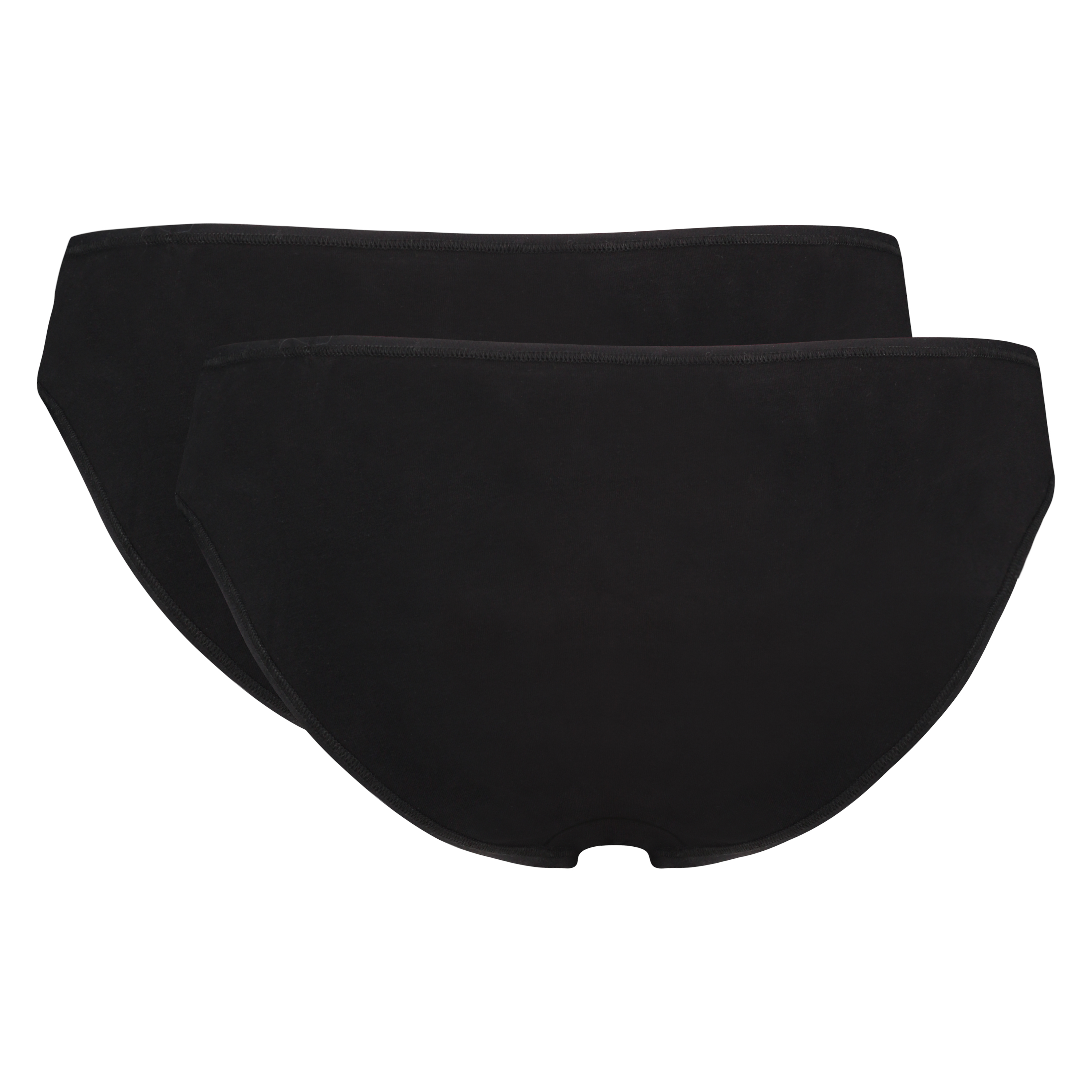 Lot de 2 slip Kim Cotton, Noir, main