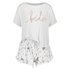 Korte Pyjama set Bridal, Wit