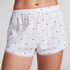 Short de pyjama Pointelle, Blanc