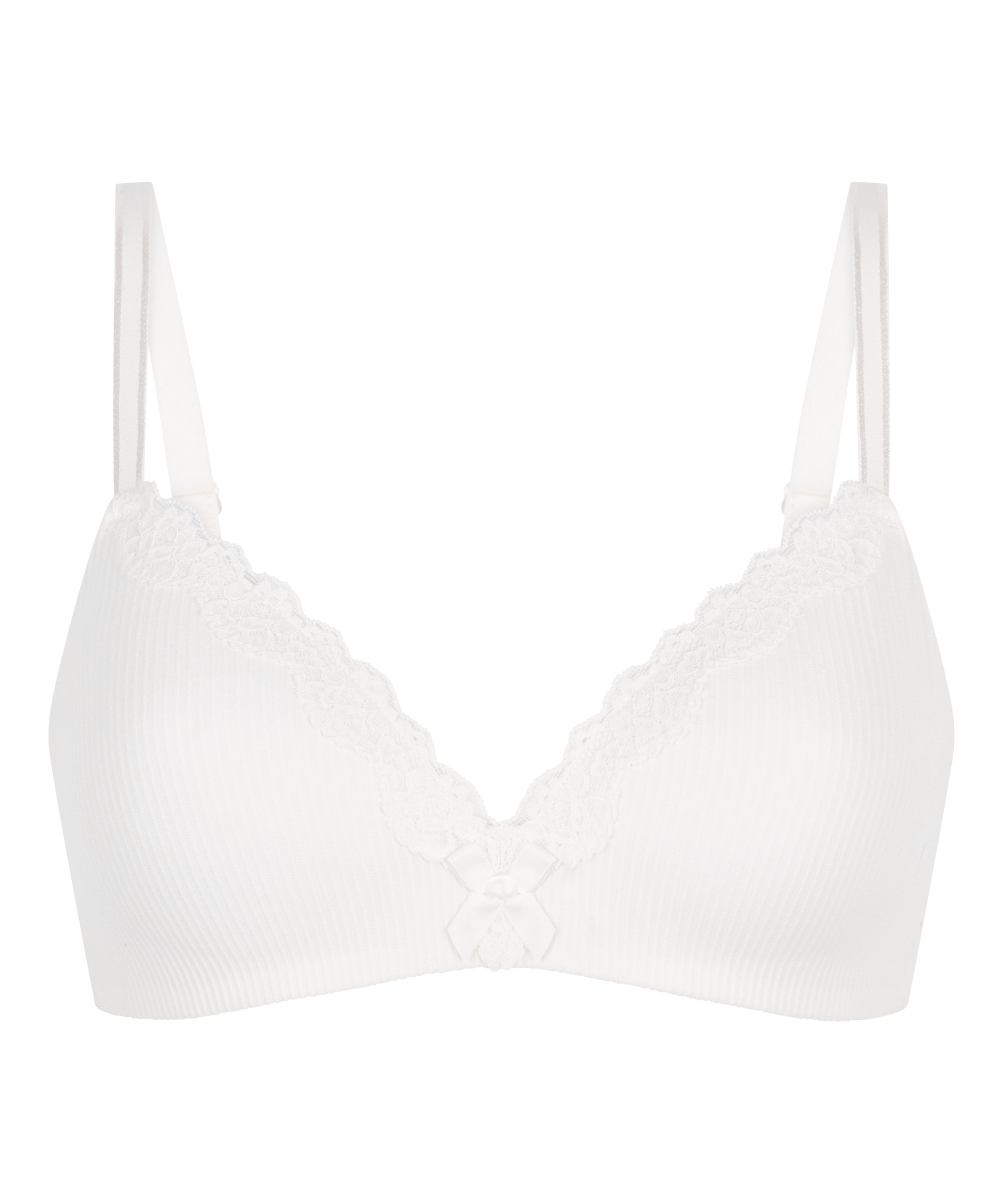 Soutien-gorge sans armature préformé Lola, Blanc, main