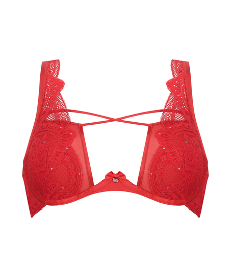 Soutien-gorge &agrave; armatures non-pr&eacute;form&eacute; Philomena, Rouge