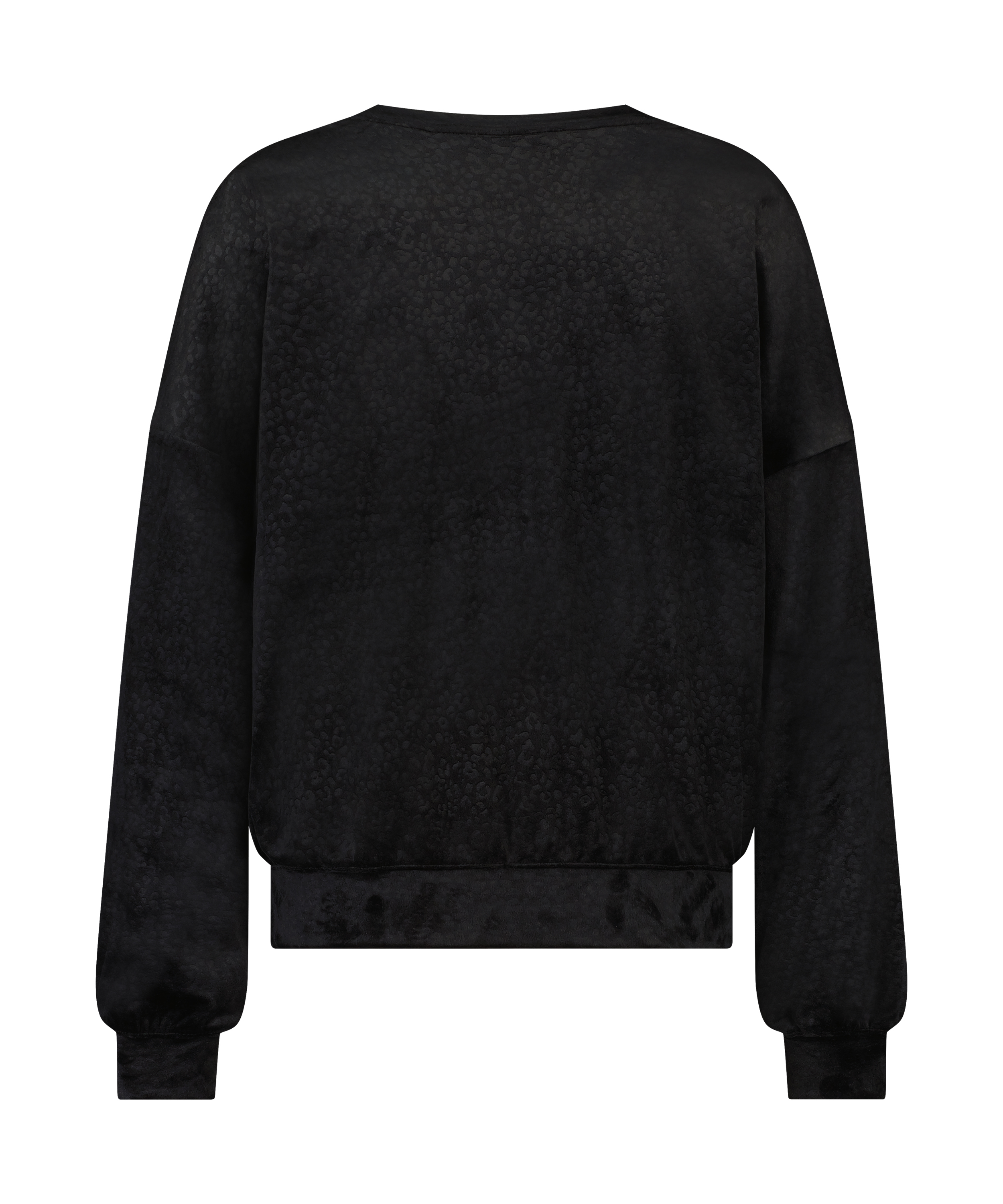 Top Velours, Noir, main