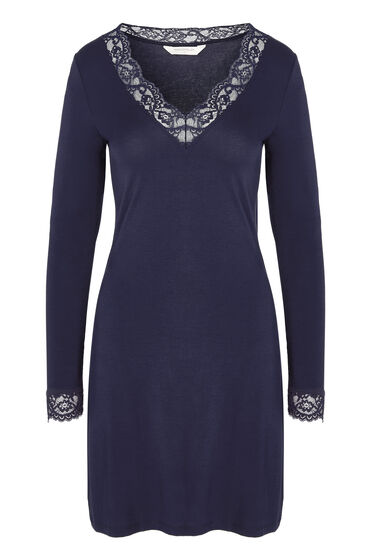 Hunkemöller Nachthemd Lace Nana Blauw, foto 3