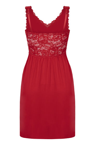 Hunkemöller Slipdress Nora Lace Rood, foto 2