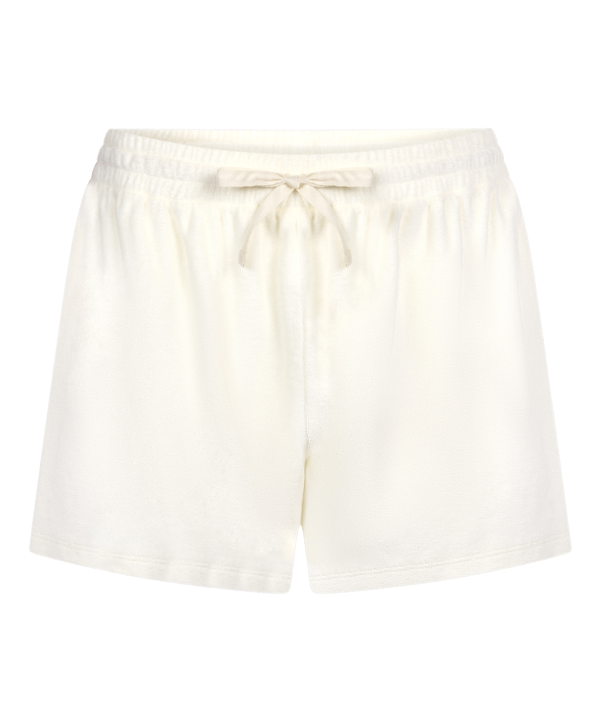 Short met badstoftextuur, Wit, main