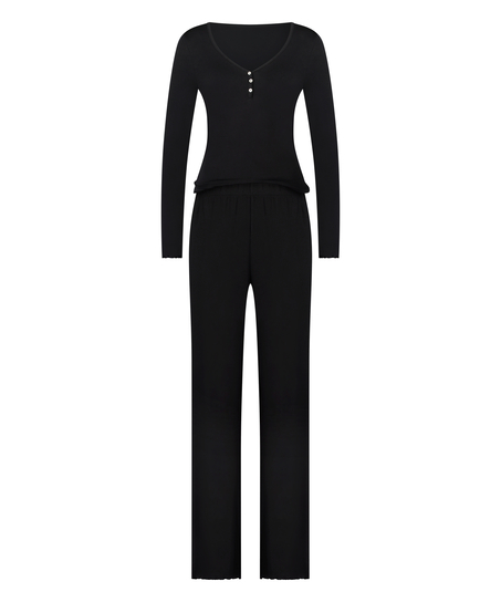 Pyjama set, Zwart