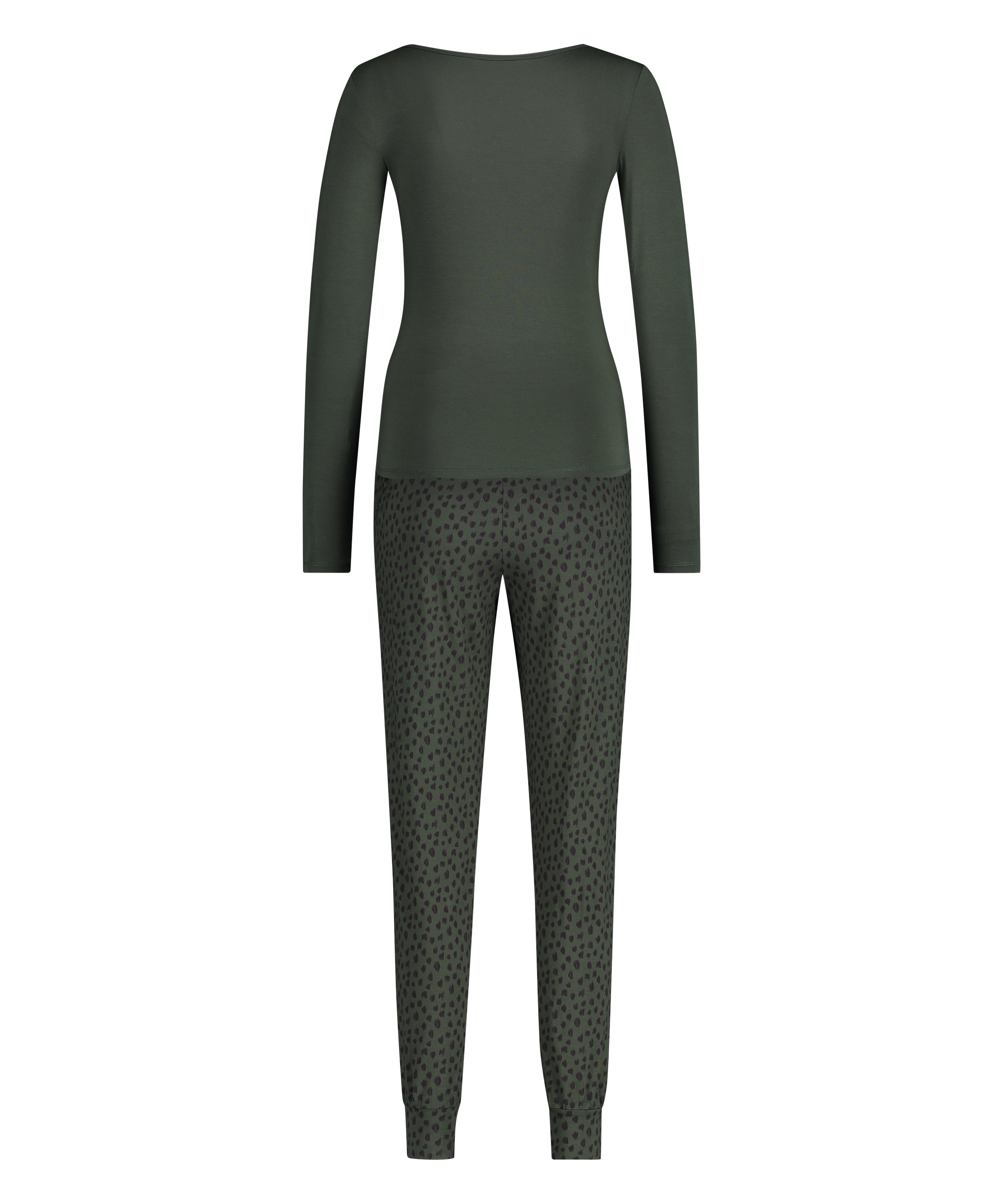 Pyjama set Leopard, Groen, main