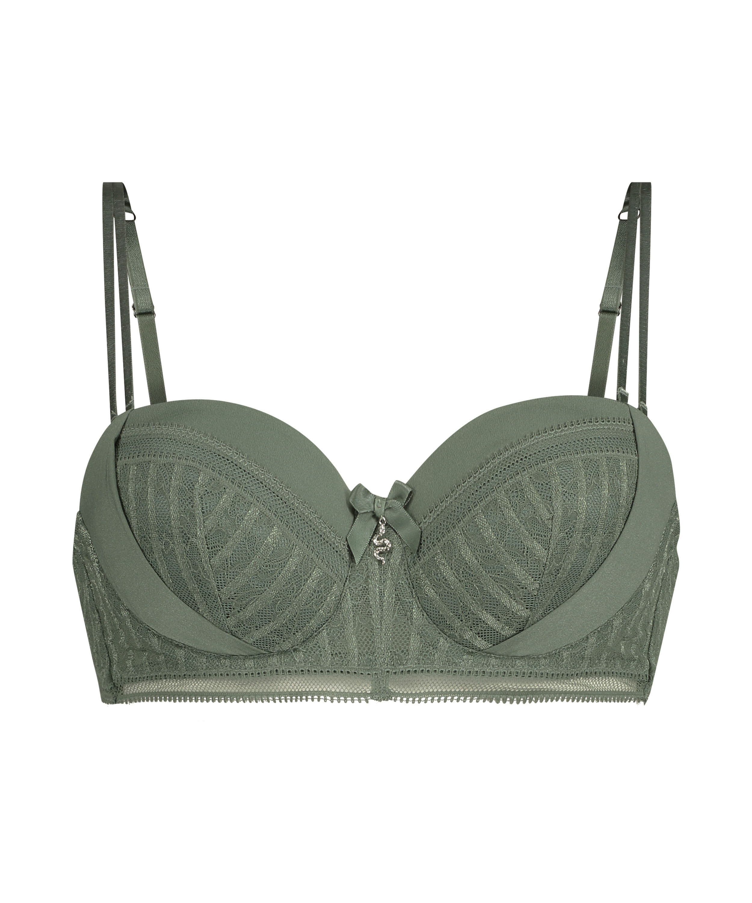 Soutien-gorge sans bretelles à armatures Kriss I AM Danielle, Vert, main