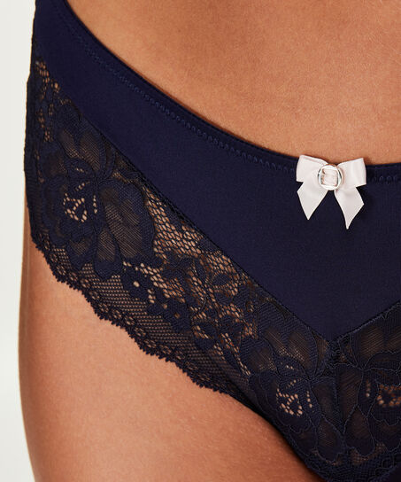 Slip br&eacute;silien Maya, Bleu