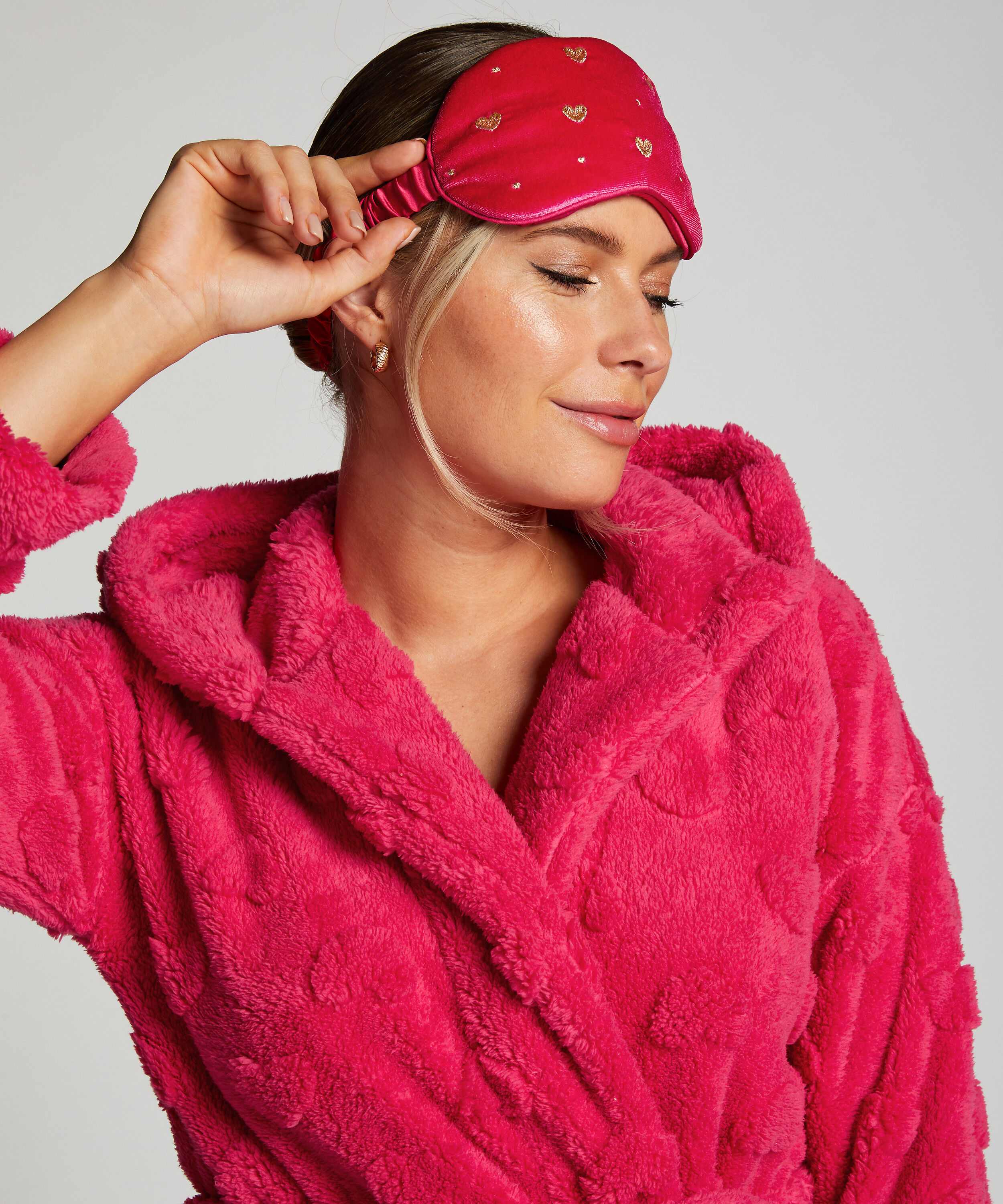 Masque de nuit Velours, Rose