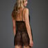 Slip dress All over lace, Zwart