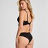 Soutien-gorge &agrave; armatures pr&eacute;form&eacute; push-up et longline Jemima, Noir
