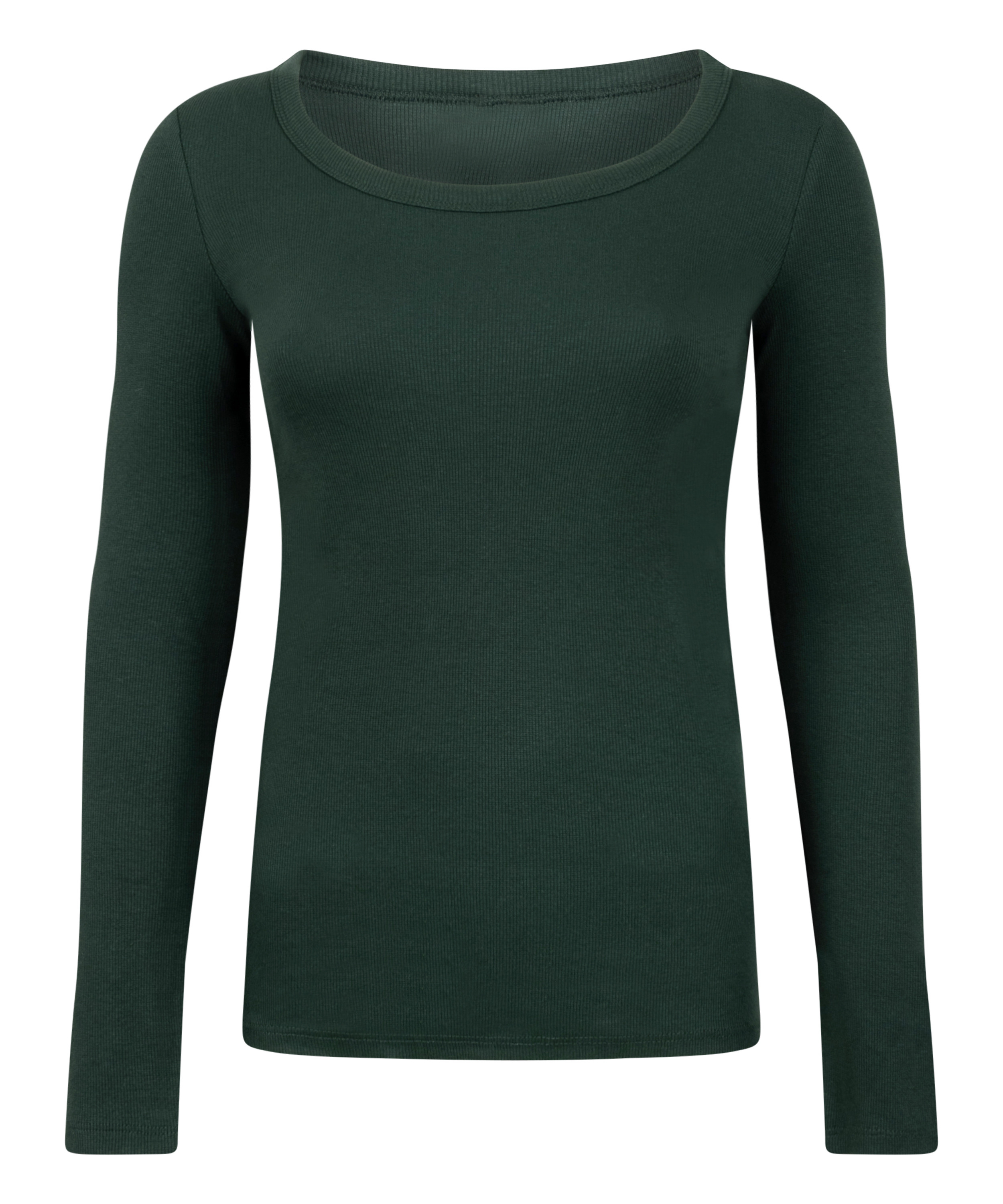 Top de pyjama Coton, Vert, main