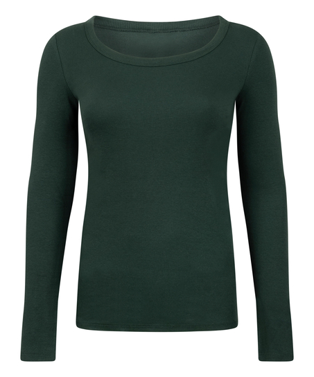 Top de pyjama Coton, Vert