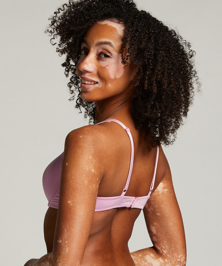 Voorgevormde beugel bh Plunge, Roze