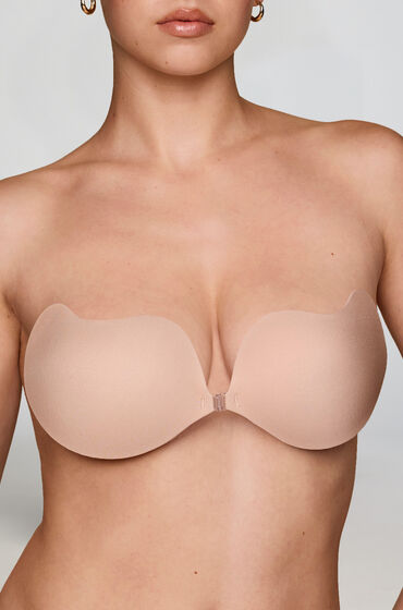 Hunkemöller Laag Uitgesneden Plak Bh Beige