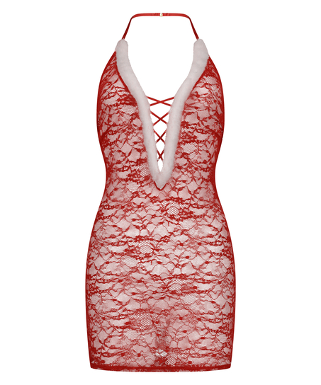 Slipdress Santa, Rood