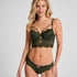 Soutien-gorge &agrave; armatures rembourr&eacute; longline Amara, Vert