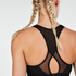 HKMX Soutien-gorge de sport The All Star Maintien niveau 2, Noir