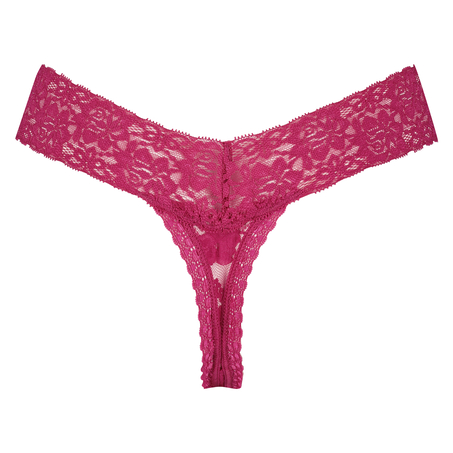 String Floral lace, Roze