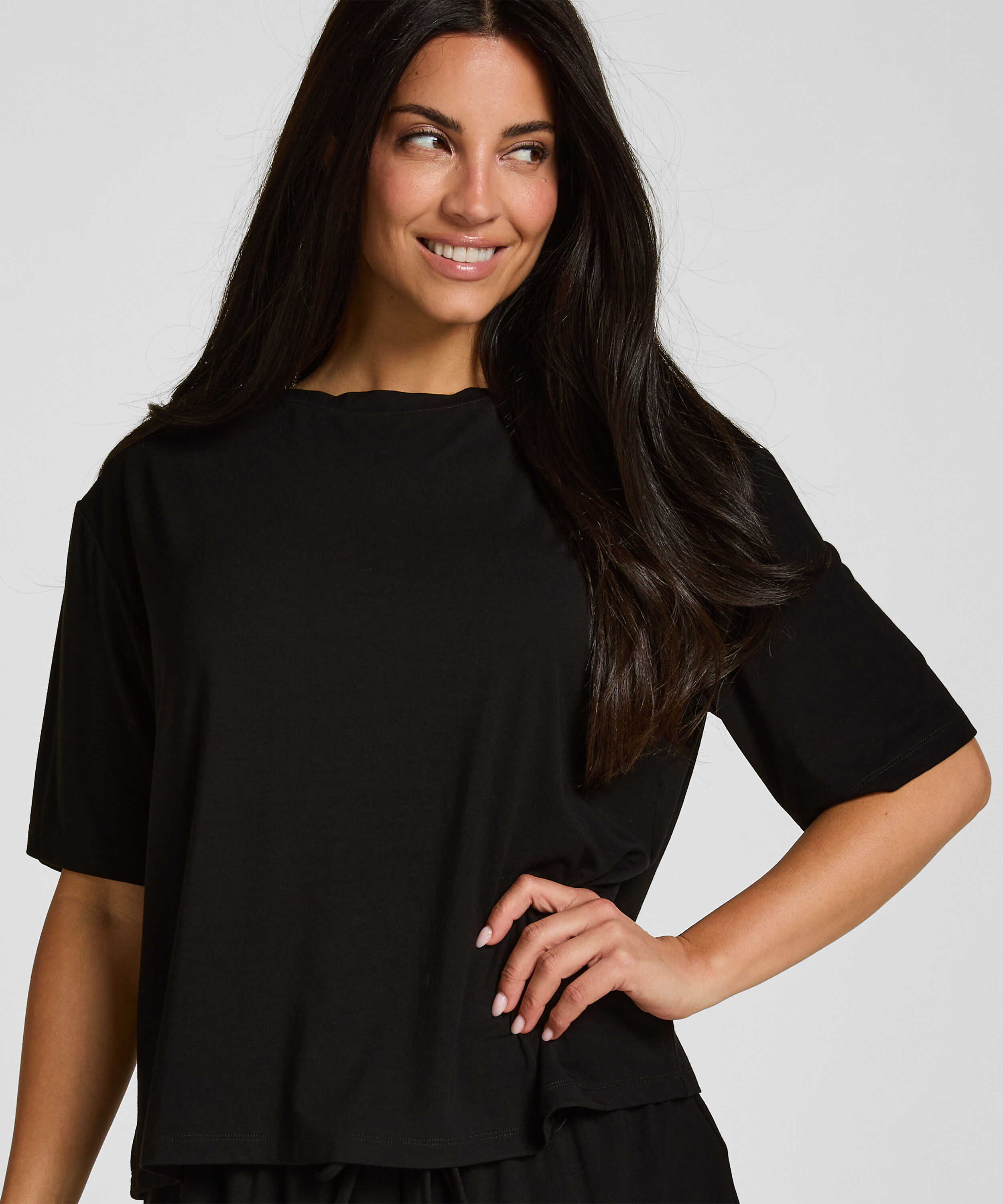 Haut de Pyjama Jersey Manches Courtes