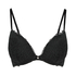 Soutien-gorge &agrave; armatures pr&eacute;form&eacute; push-up Marine, Noir