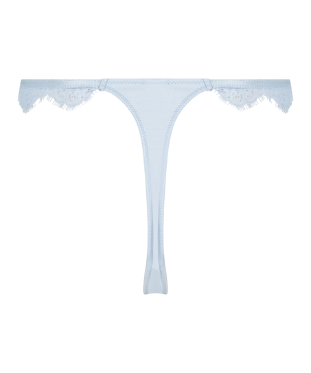 Hoog uitgesneden string Violet, Blauw