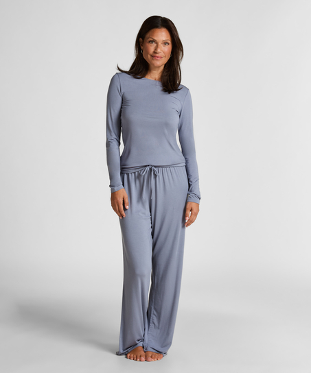 Pyjama set, Blauw