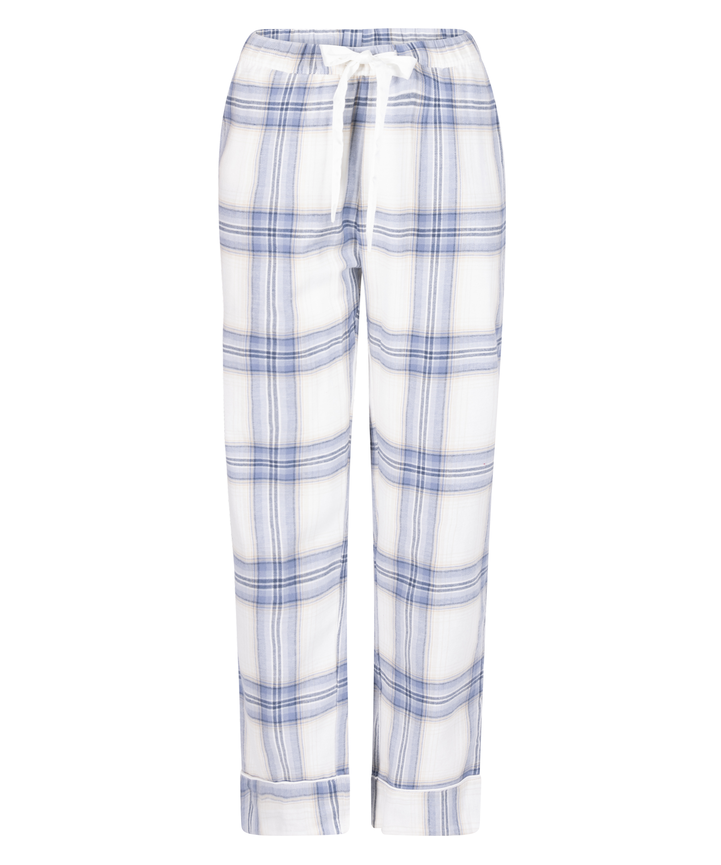 Pyjamabroek Flannel, Blauw, main