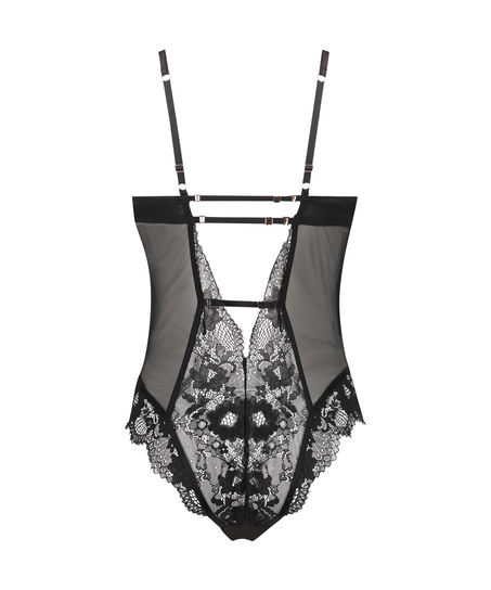 Body met beugel Gabrielle, Zwart
