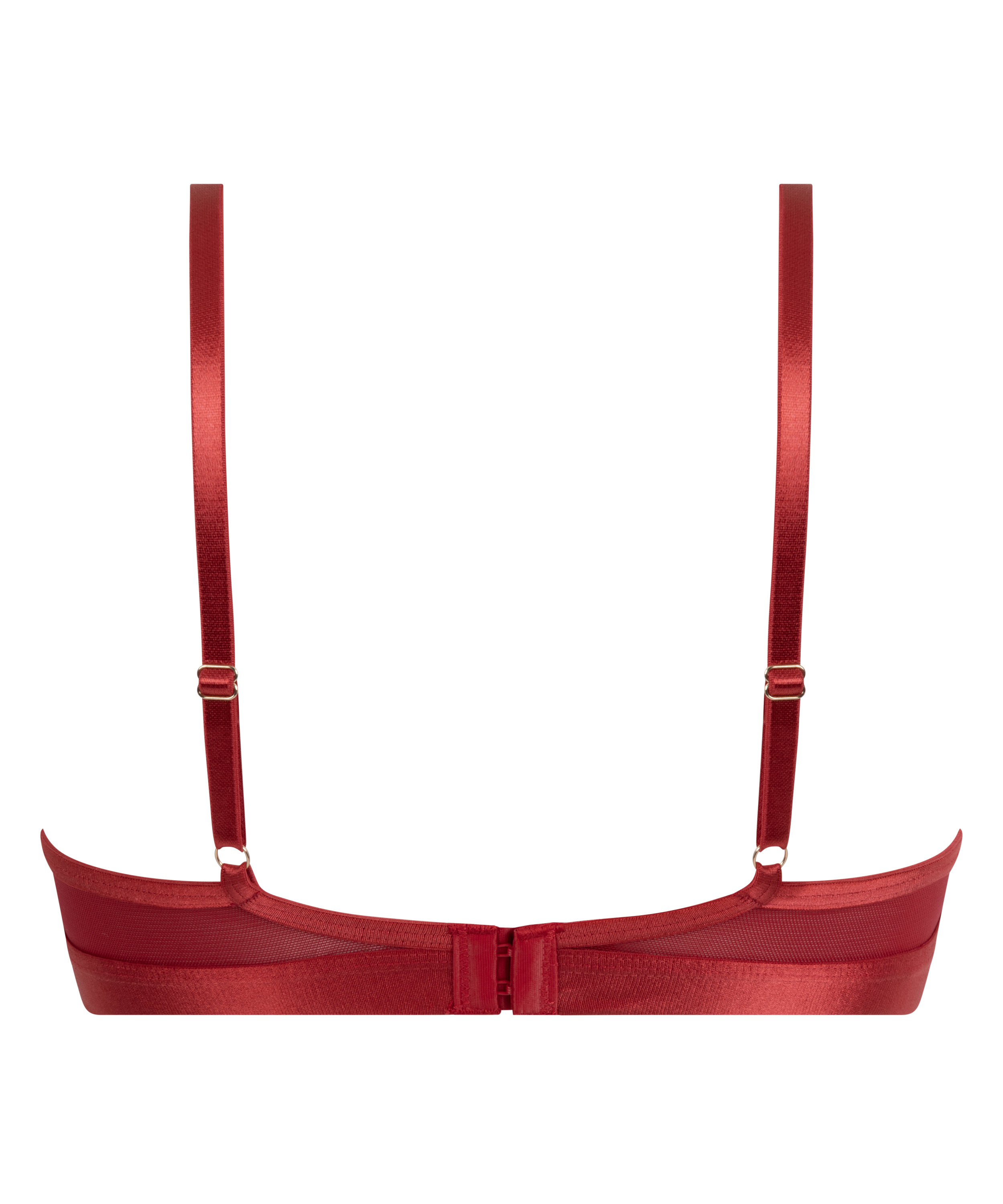 Soutien-gorge à armatures non-préformé Sable, Rouge, main