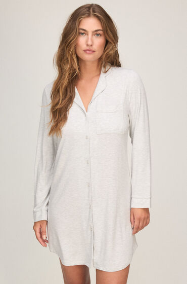 Hunkemöller Nachthemd Jersey Essential Grijs
