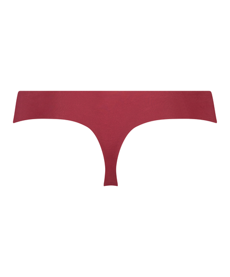 String invisible en coton, Rouge