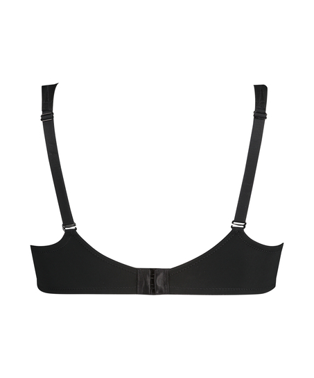 Soutien-gorge &agrave; armatures non-pr&eacute;form&eacute; en maille, Noir