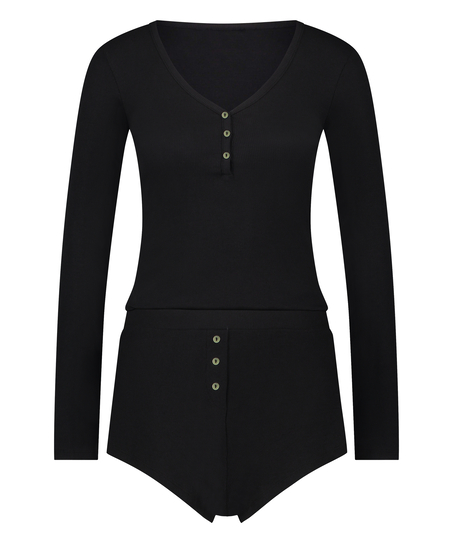 Pyjama set, Zwart